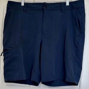 Magellan Outdoor Sports Water Repellent Utility Shorts Size 38 Navy Blue